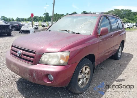 2005 Toyota Highlander V6 from USA, damaged, VIN JTEEP21A950103747